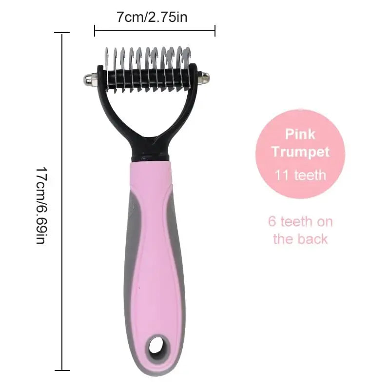 Transform Your Pet's Grooming Routine with the Pet Knotter Double-Sided Hair Removal Comb and Brush