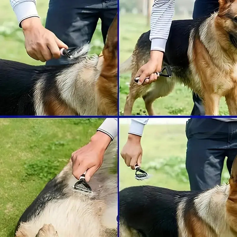 Transform Your Pet's Grooming Routine with the Pet Knotter Double-Sided Hair Removal Comb and Brush