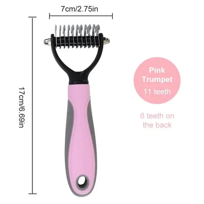 Transform Your Pet's Grooming Routine with the Pet Knotter Double-Sided Hair Removal Comb and Brush