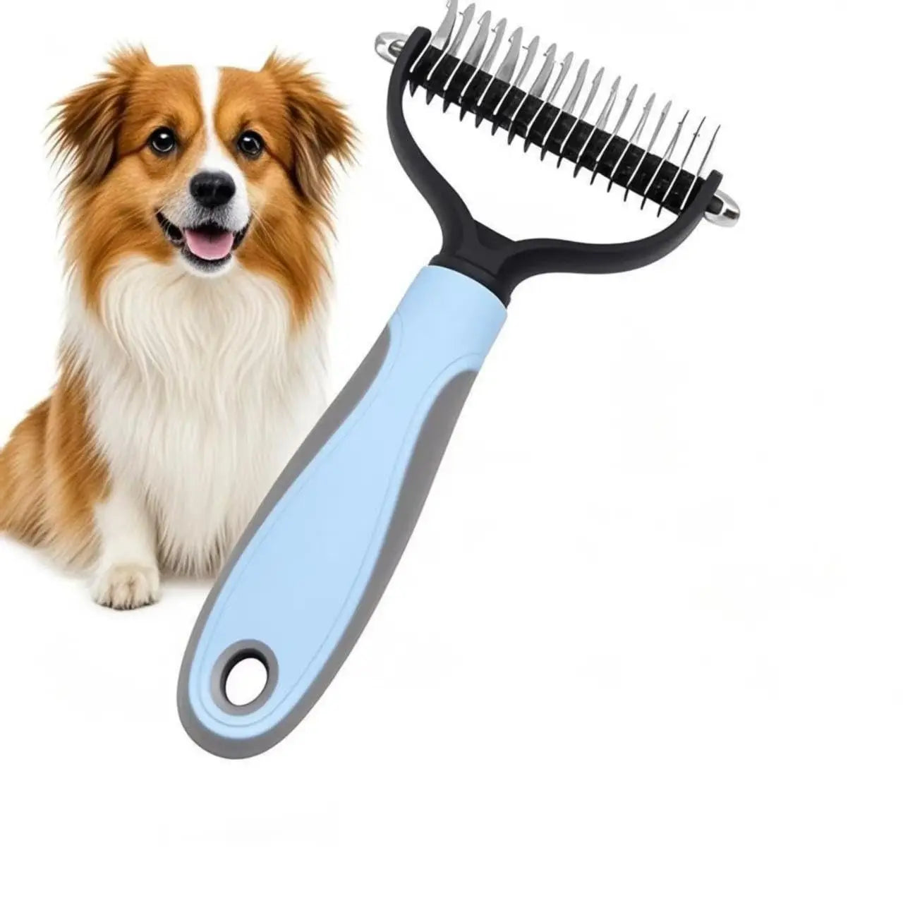 Transform Your Pet's Grooming Routine with the Pet Knotter Double-Sided Hair Removal Comb and Brush